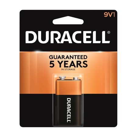 DURACELL Coppertop 9-Volt Alkaline Batteries Carded MN1604BZ